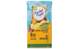 Crystal Light Decaf Lemon Iced Tea Natural Flavor (Made With Black Tea)  Plastic Container  28 grams